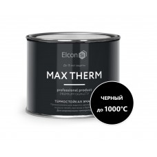 Эмаль термостойкая Elcon черная 1000С 0,4кг