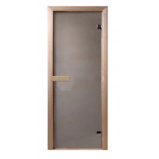 Дверь банная 6мм 1,9*0,68 из стекла бел.мат 2 петли г.Йошкар-Ола