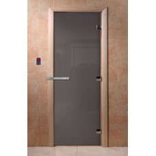 Дверь банная DoorWood 1900*700 (Графит Ольха)